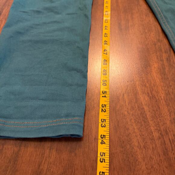 Wildfang Essential Coveralls Teal Blue Cotton Stretch Workwear Jumpsuit – Small - Picture 13 of 14